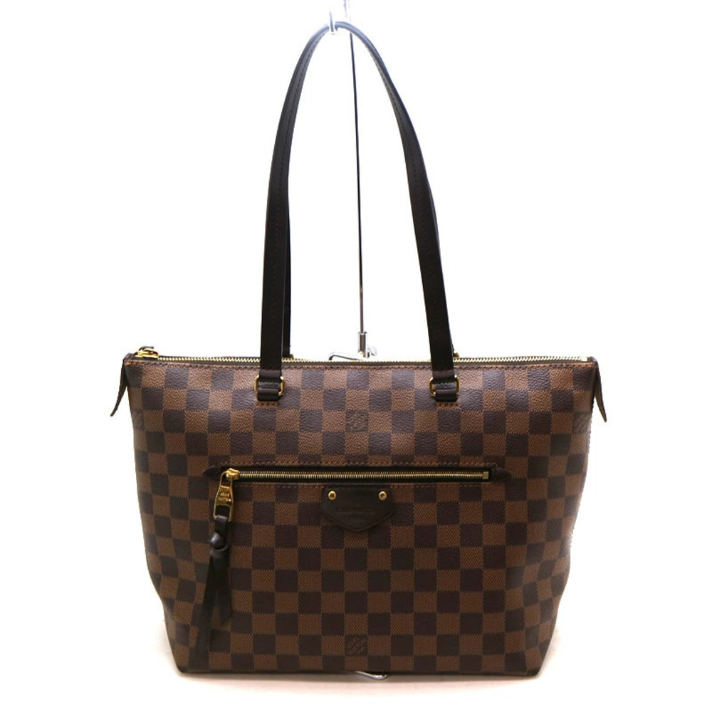 Louis Vuitton Tote Damier LV Iena Brown Ebene Bag Canvas
